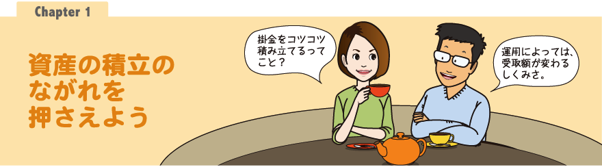 Chapter1：資産の積立のながれを押さえよう